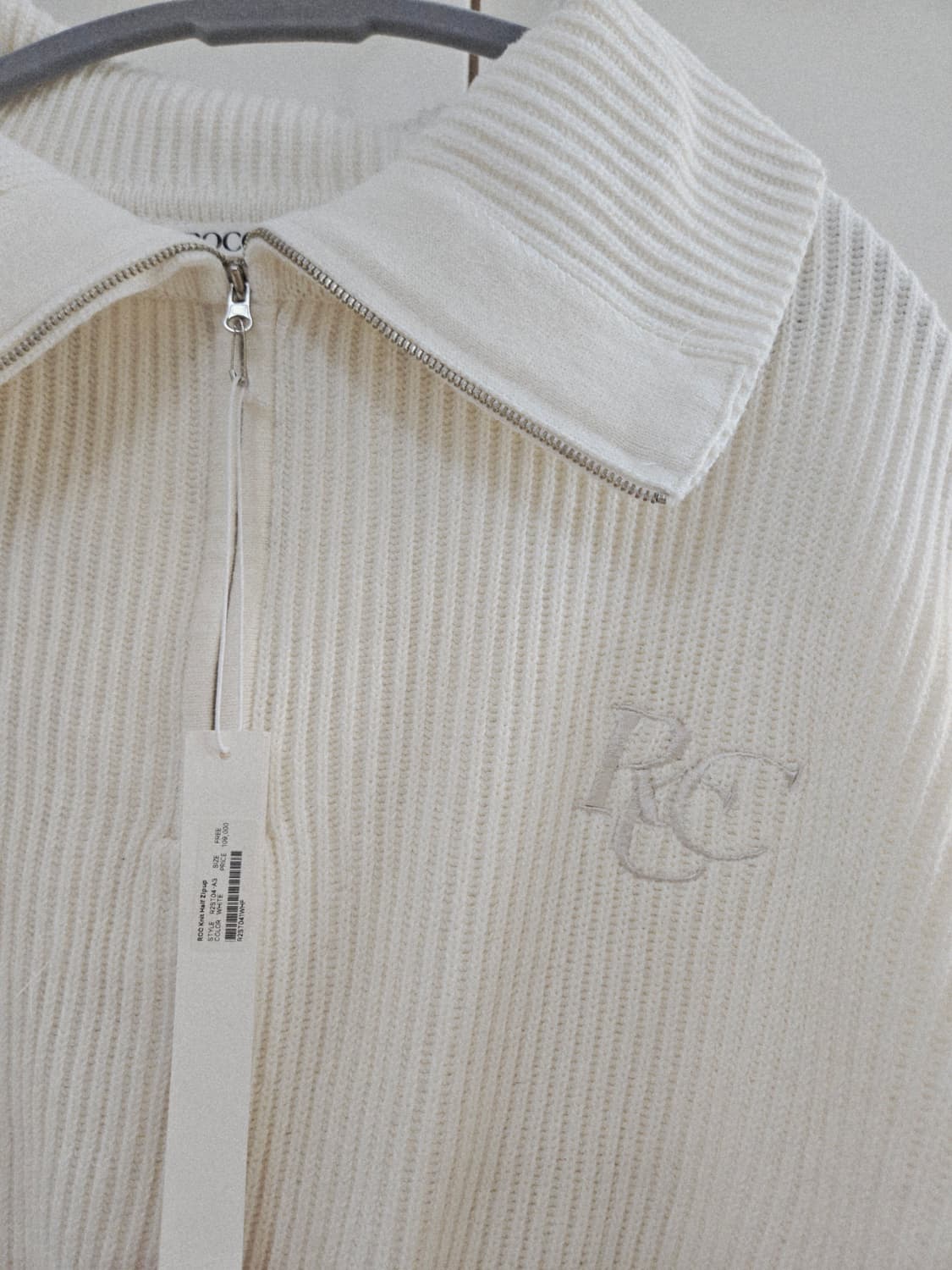 [새상품] 로씨로씨 반집업 니트 상품이미지9