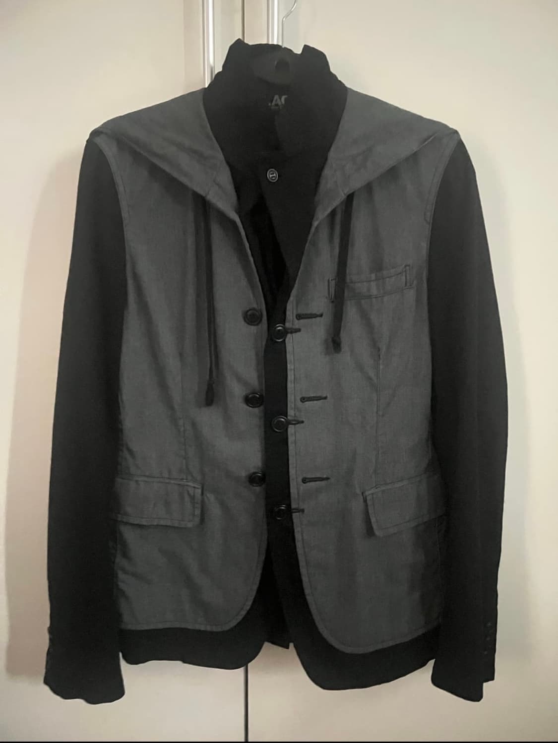 COMME DES GARCONS BLACK HOODIED JACKET 상품이미지1