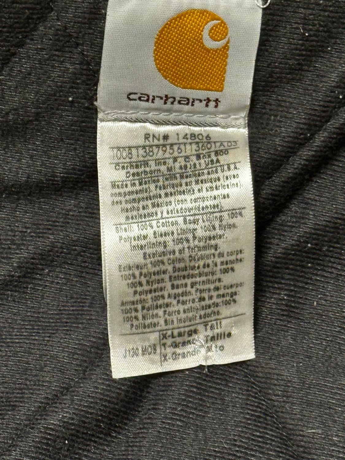 Carhartt 칼하트 J130 MOS 모스그린 XLT 상품이미지10