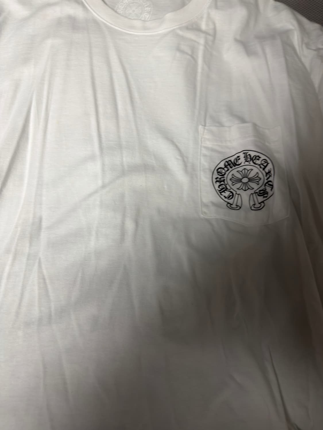 크롬하츠 홀스슈 로고 티셔츠 화이트 - 서울 한정 상품이미지2