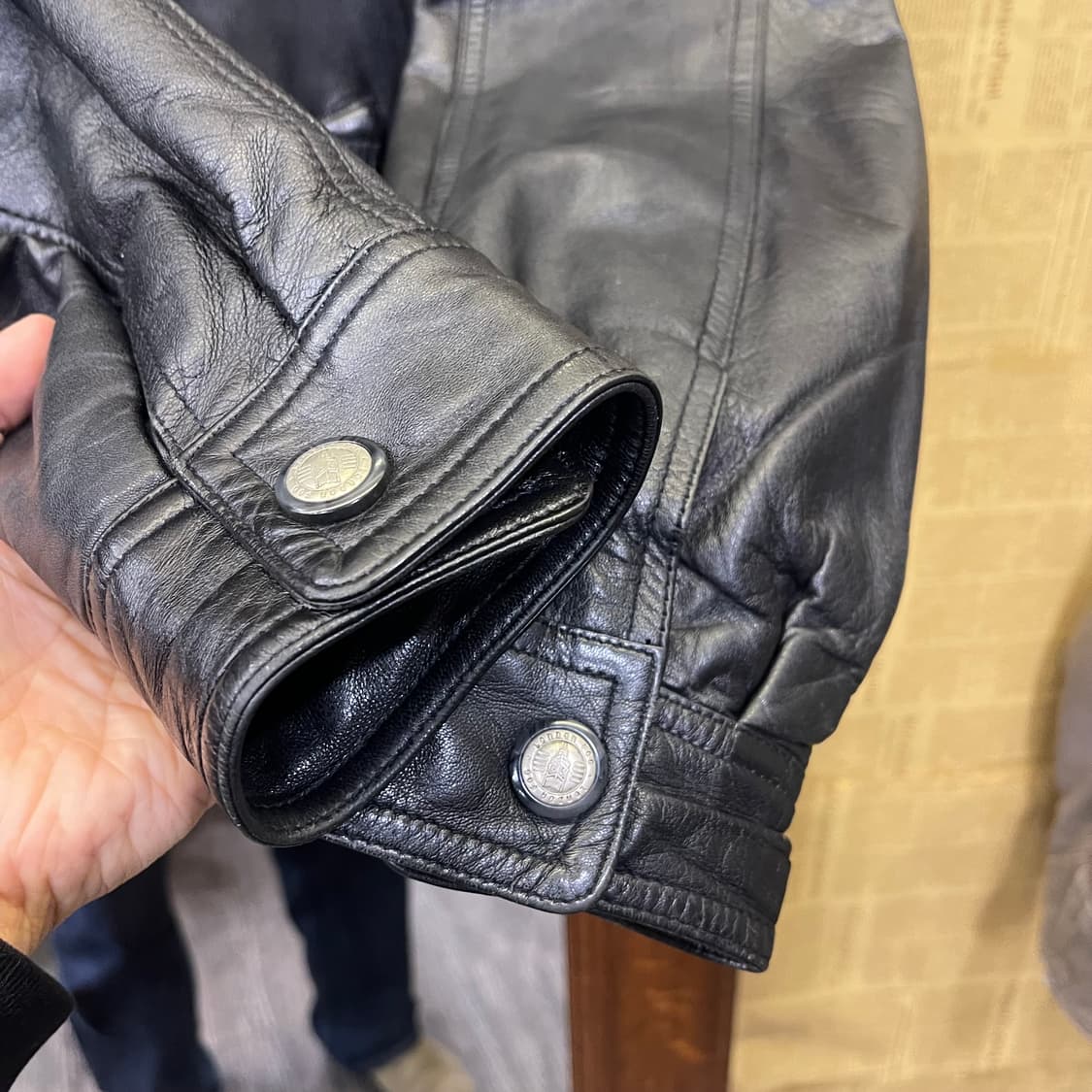 90's 빈티지 레더자켓 상품이미지3