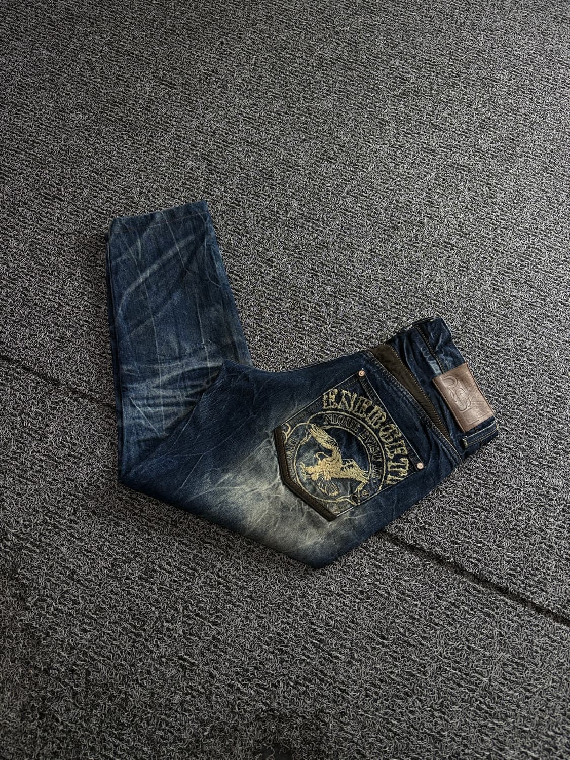 에비수 시그니처 와이드 데저트 워싱데님 팬츠 4145 상품이미지1