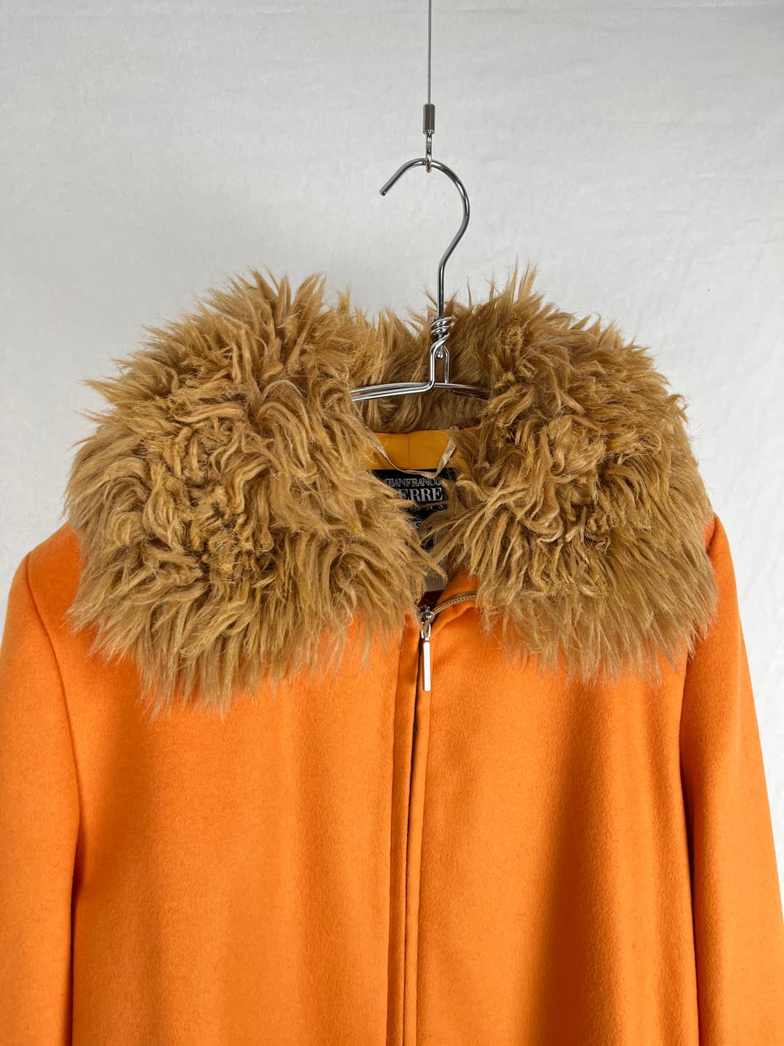 Gianfranco Ferre 퍼 하이넥 코트 상품이미지2