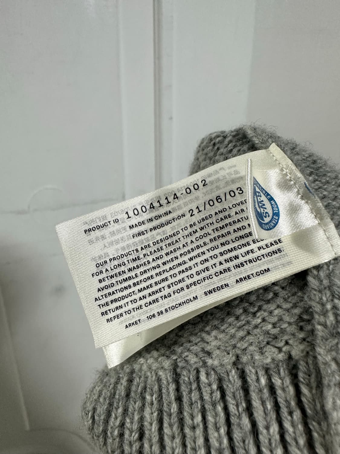 아르켓 울 하프집업 상품이미지4