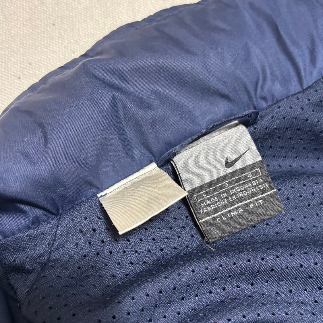 L 나이키 바르셀로나 내장후드 네이비 바람막이 상품이미지4