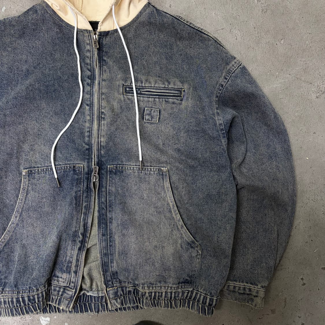 디미트리블랙 데님 후드 자켓[2156] 상품이미지3