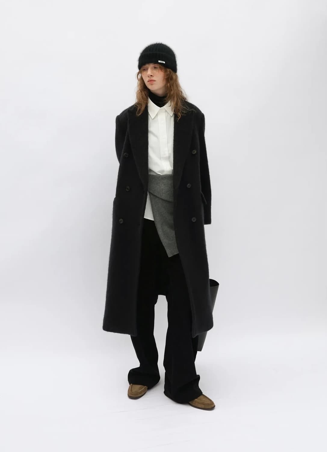 르바 헤어리 알파카 코트 자켓 상품이미지3