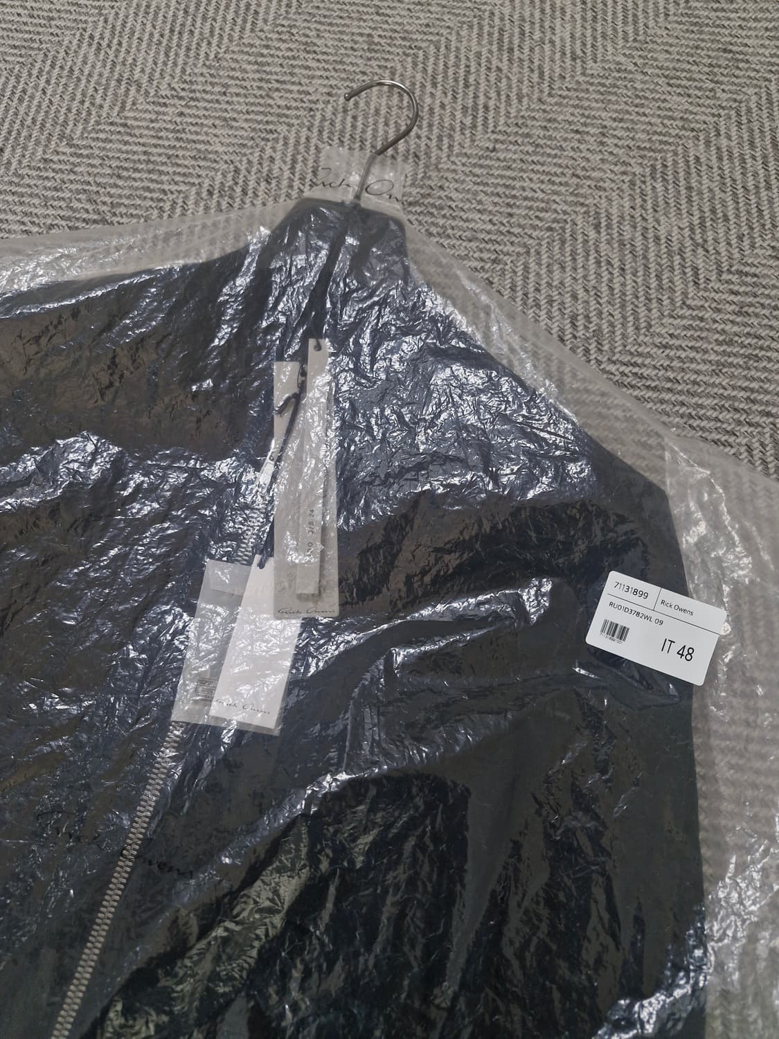 (새상품) 릭오웬스 플라이트 리도 울 봄버 48사이즈 상품이미지3