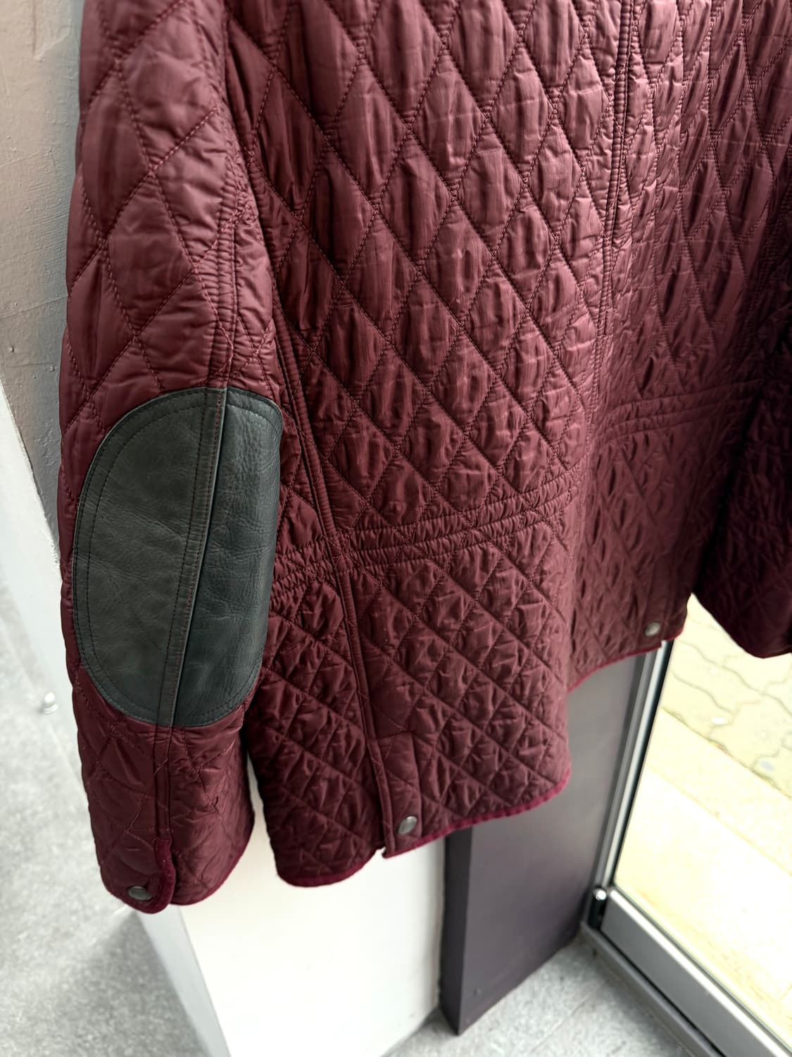 L/ 버버리 엘보 레더패치 퀄팅 패딩자켓 상품이미지8