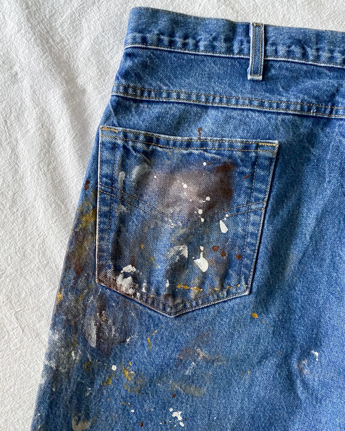 칼하트 페인팅 데님 팬츠 상품이미지8