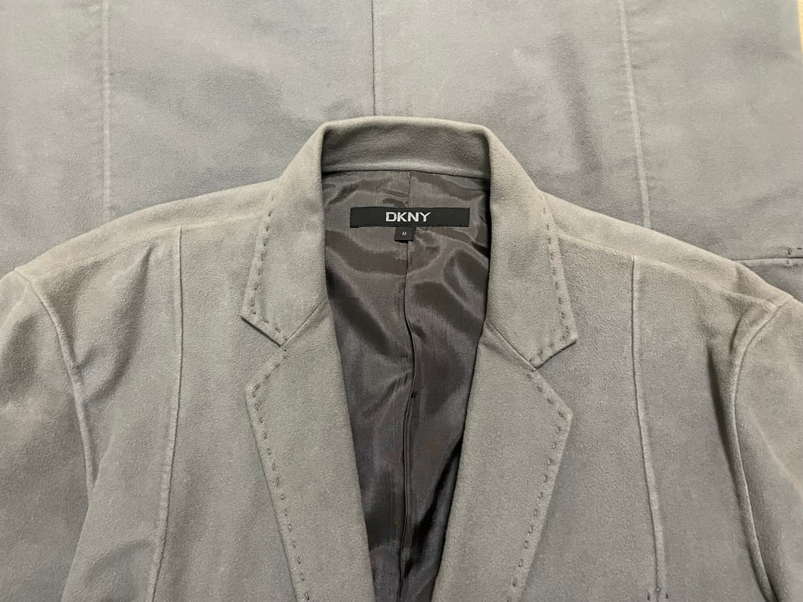 빈티지 DKNY 도나카란 02년도 쇼피스 몰스킨 코트 상품이미지4