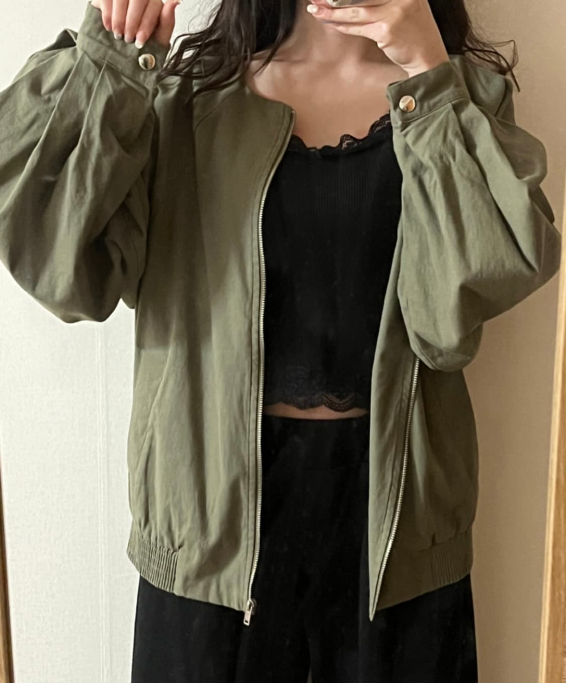 자라)카키점퍼 상품이미지2