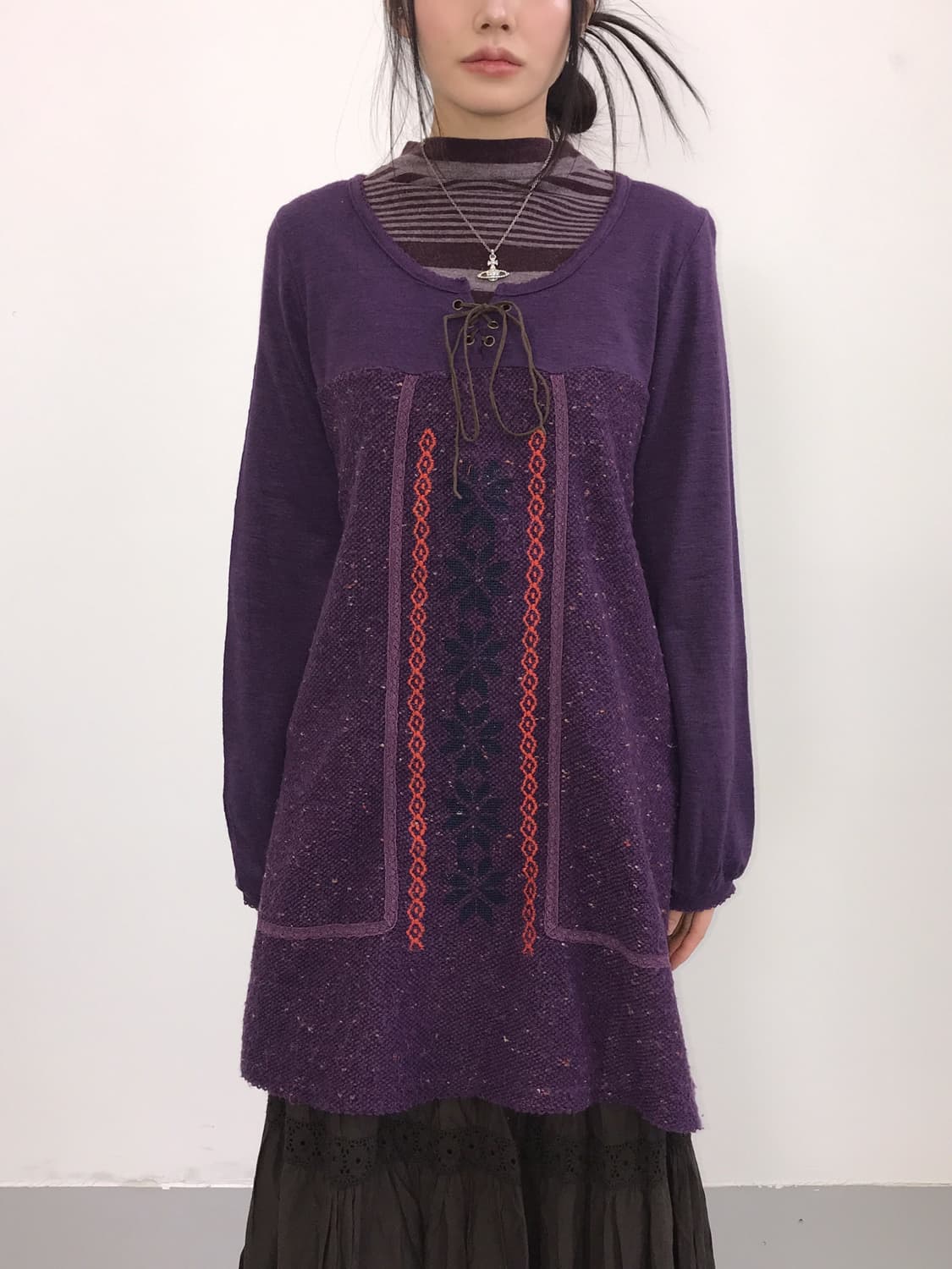 ICHIOKU Japan Ethnic Tunic Onepiece 상품이미지2