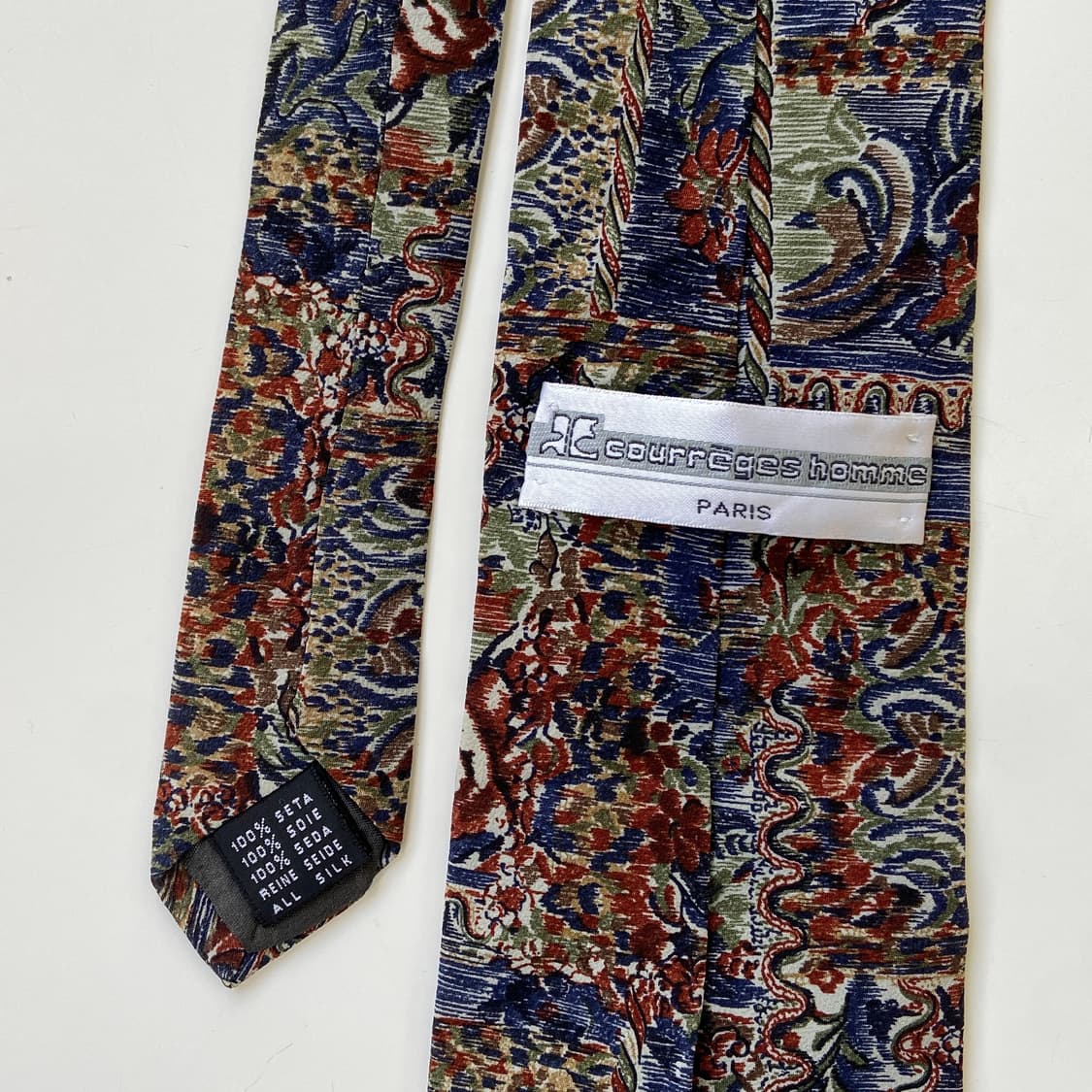 꾸레쥬 정품 명품 넥타이 (COURREGES) 상품이미지5