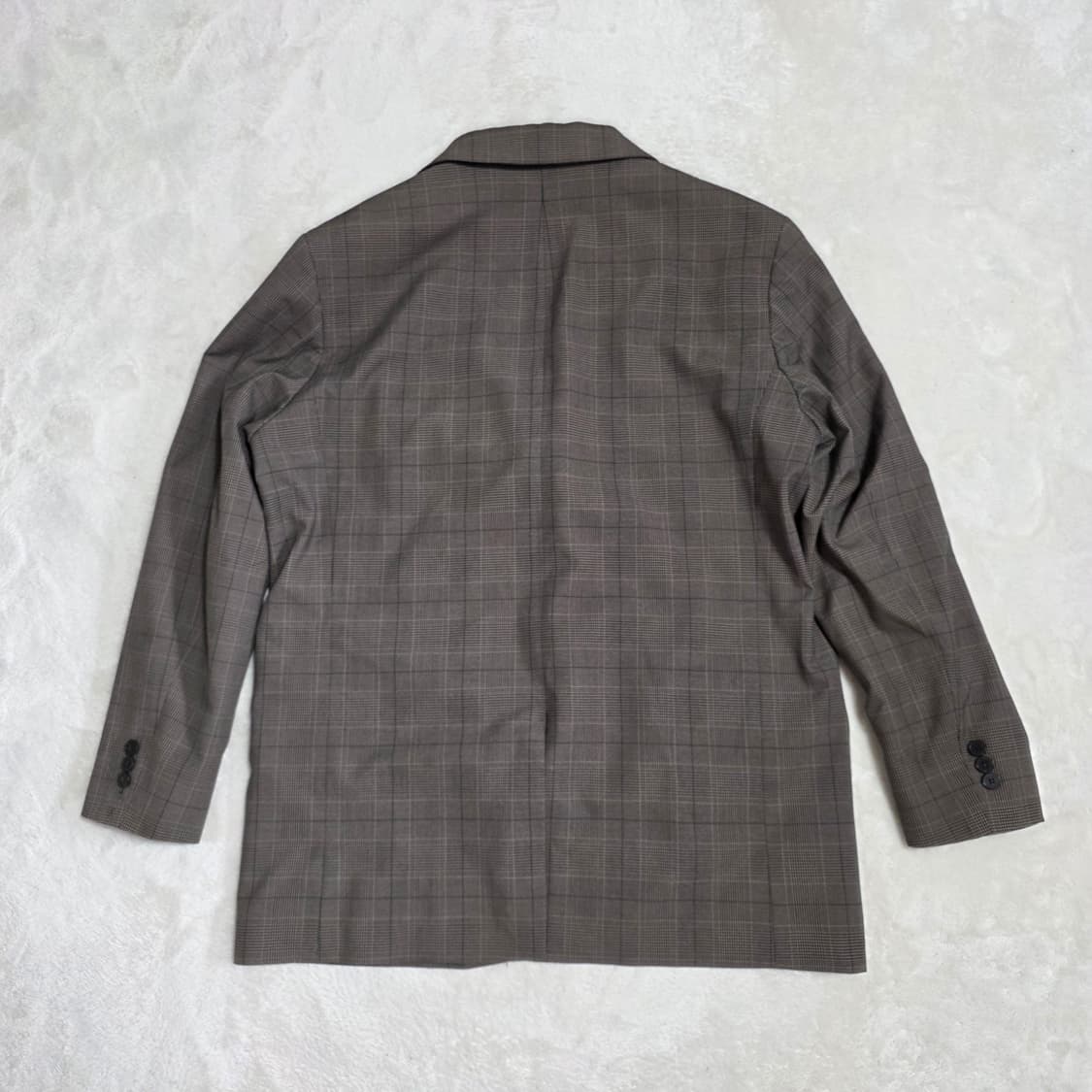 (L)더블유스텐다드 맨 3버튼 세미오버핏 체크 자켓 상품이미지4