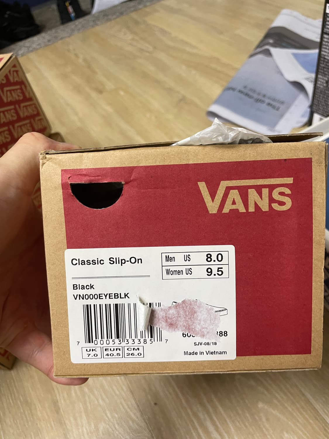 반스 슬립온 블랙 상품이미지2