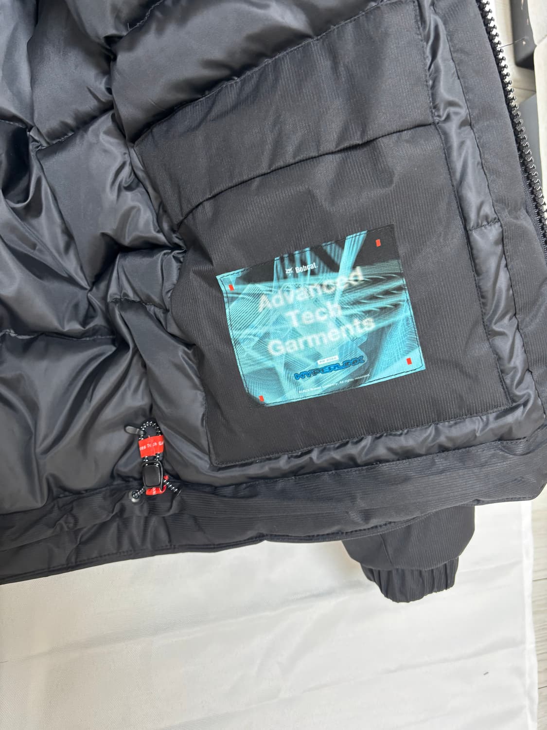 밥캣 테이프 다운 자켓 - 블랙 L 사이즈 상품이미지7