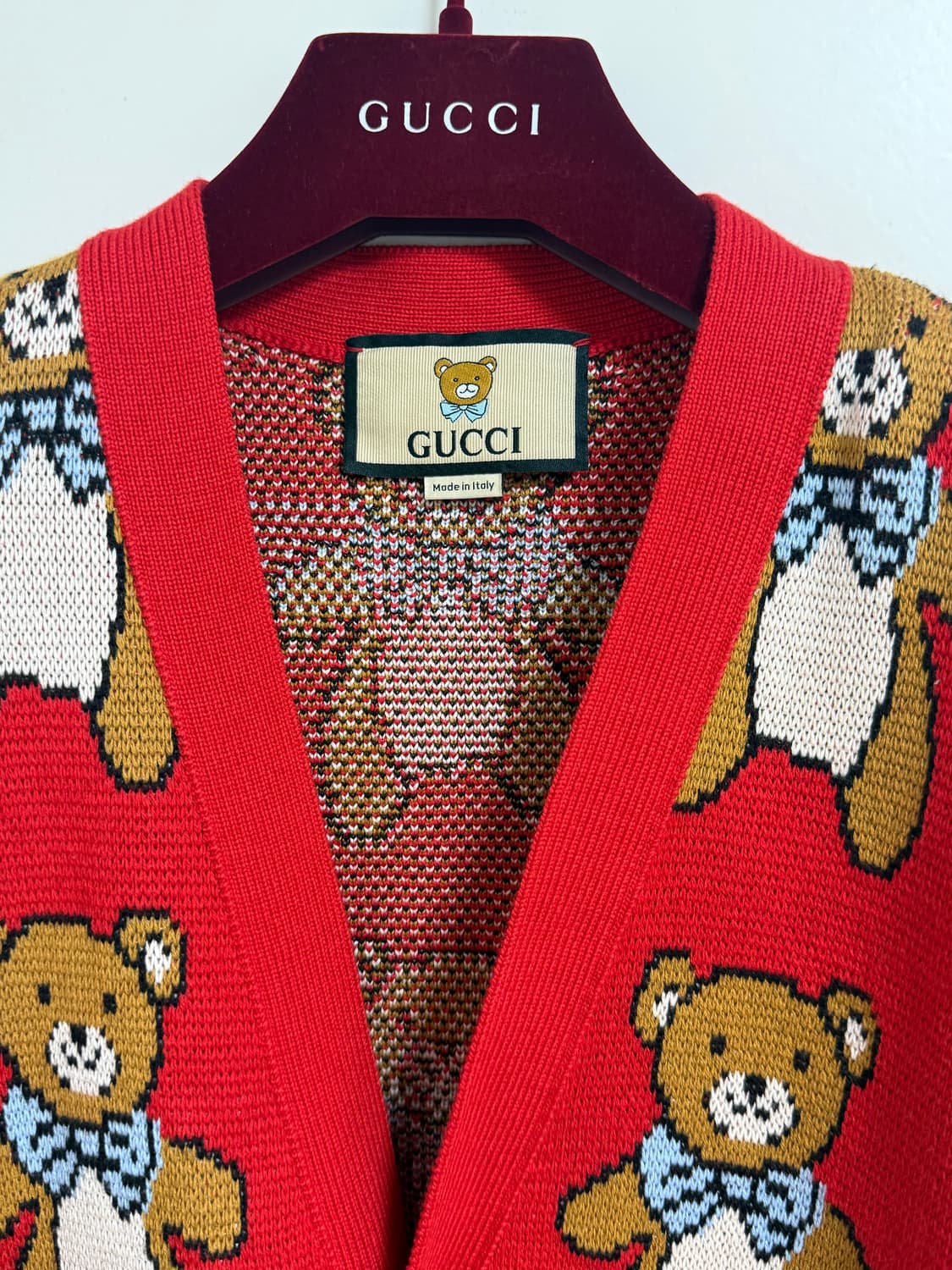 구찌 카이 한정판 콜라보 가디건 L사이즈 상품이미지3