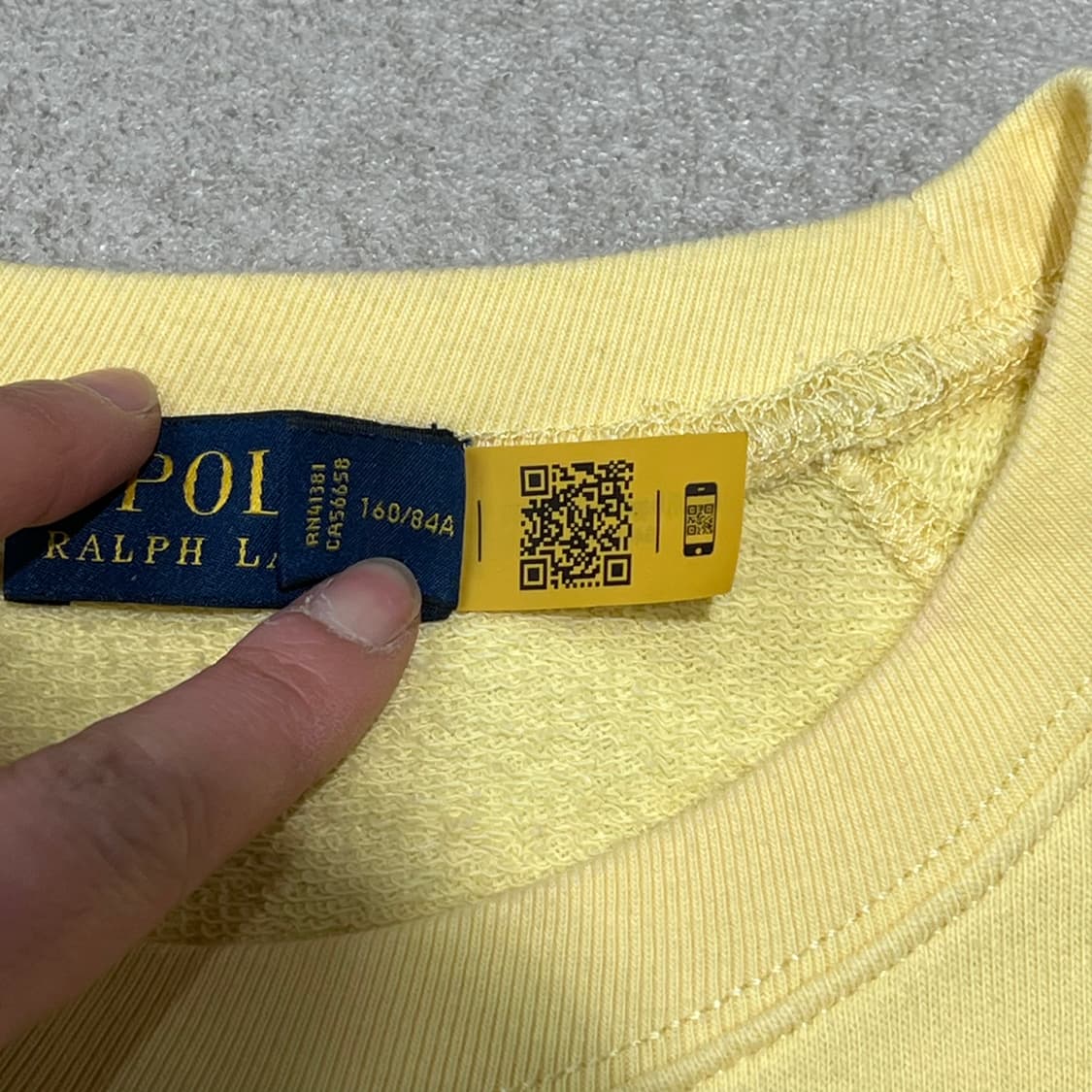 폴로 랄프로렌 신형큐알 반팔티 s10323 상품이미지6