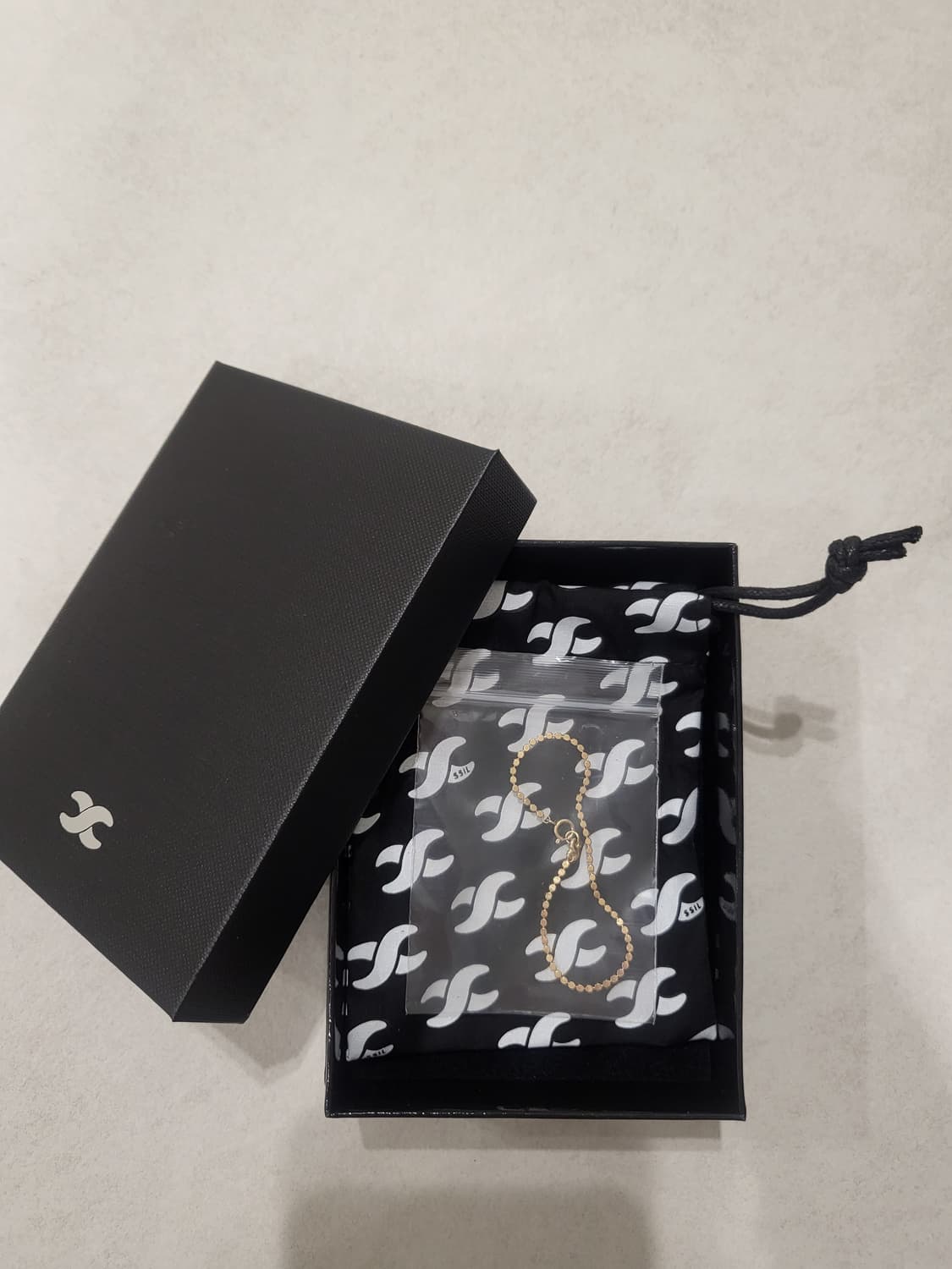 에스실 ssil 써클 골드 체인 팔찌 상품이미지2