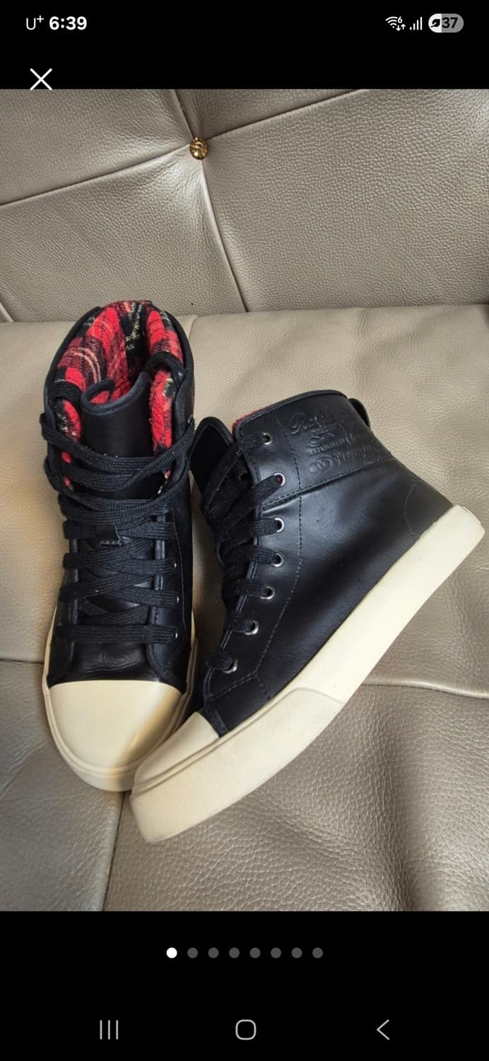 폴로랄프로렌  겨울 가죽 하이탑 여자 240 상품이미지1