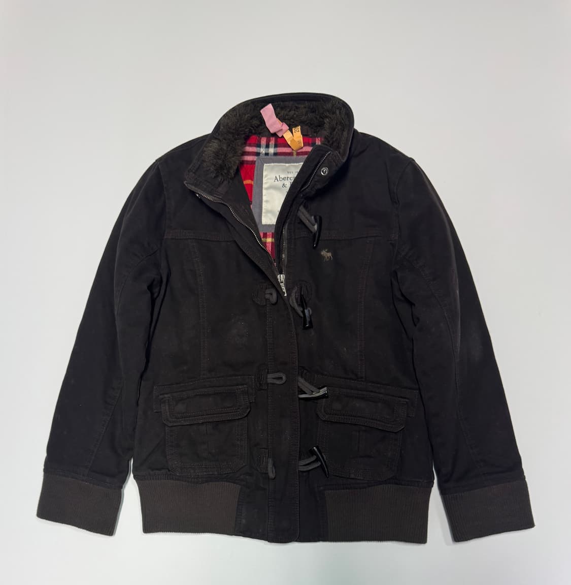 희귀!! 여성 아베크롬비 더플 떡볶이 빈티지 봄버 자켓 상품이미지1