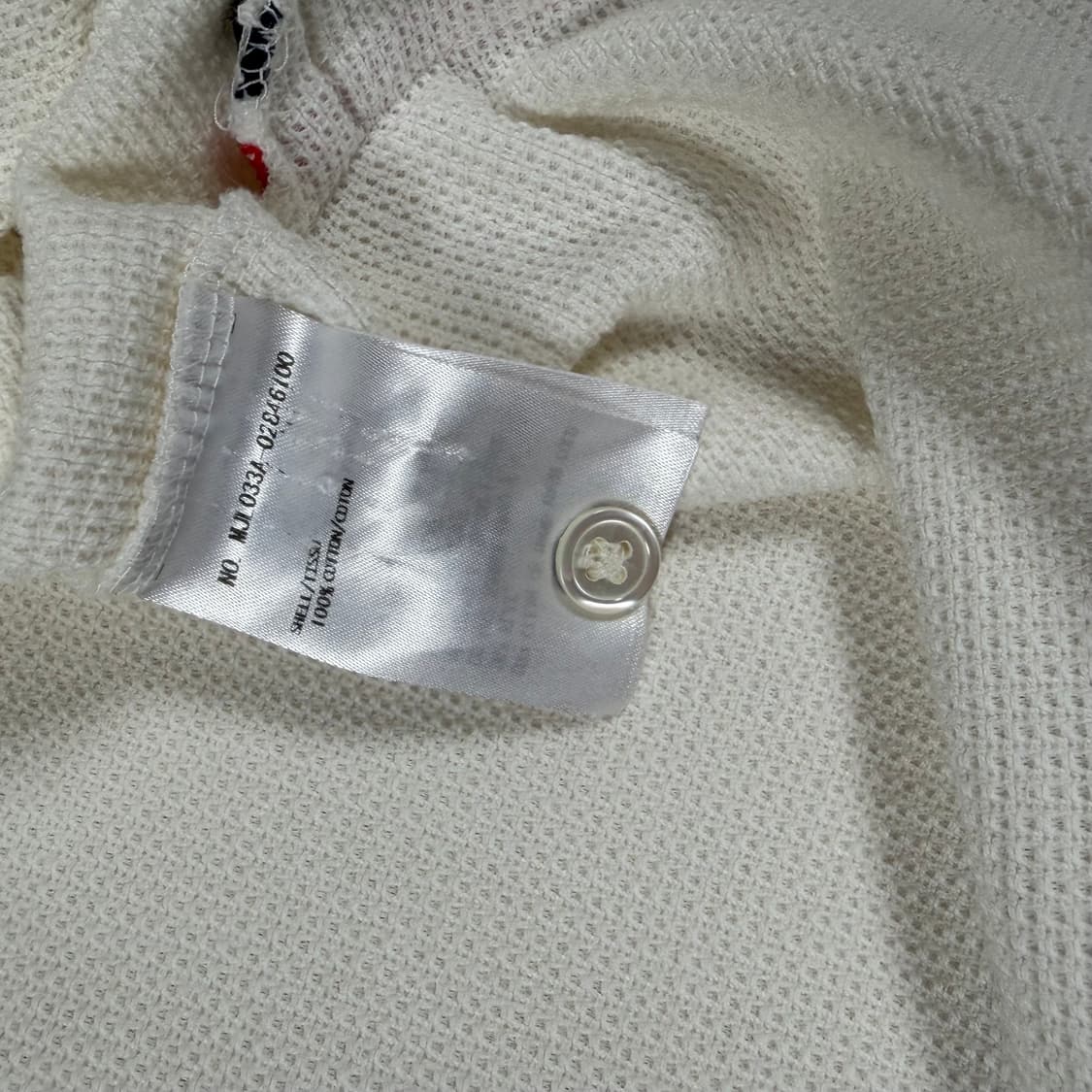 톰브라운 와플 니트 헨리넥 긴팔 상품이미지5