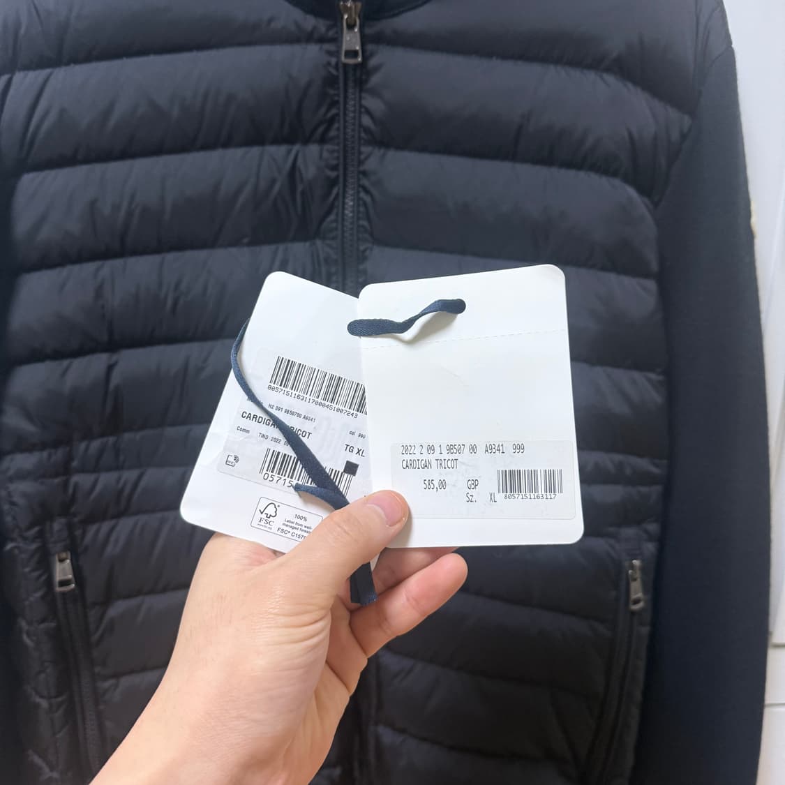 몽클레어 김현우 니트패딩
XL사이즈  상품이미지5