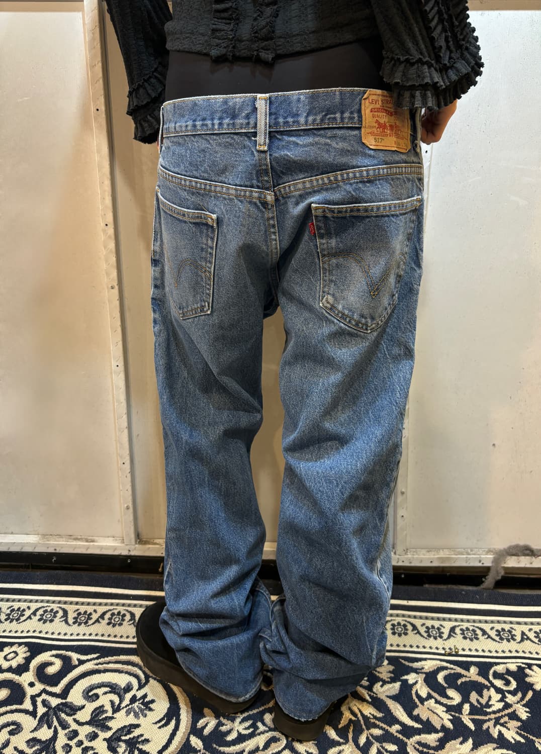90s🇺🇸 LEVIS 517 U.S.A denim boots cut 상품이미지1