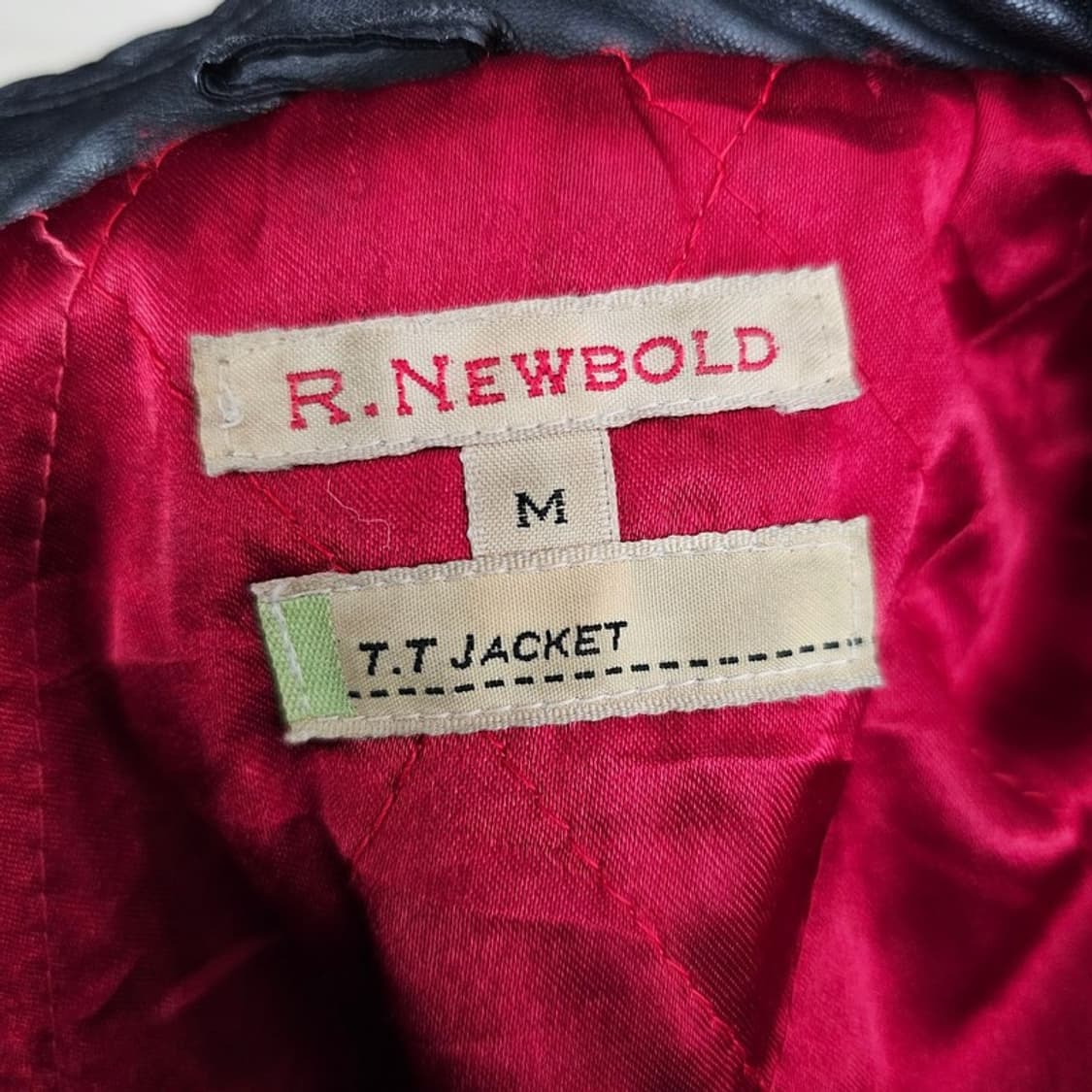 R.NEWBOLD 소가죽 자켓 M 상품이미지5