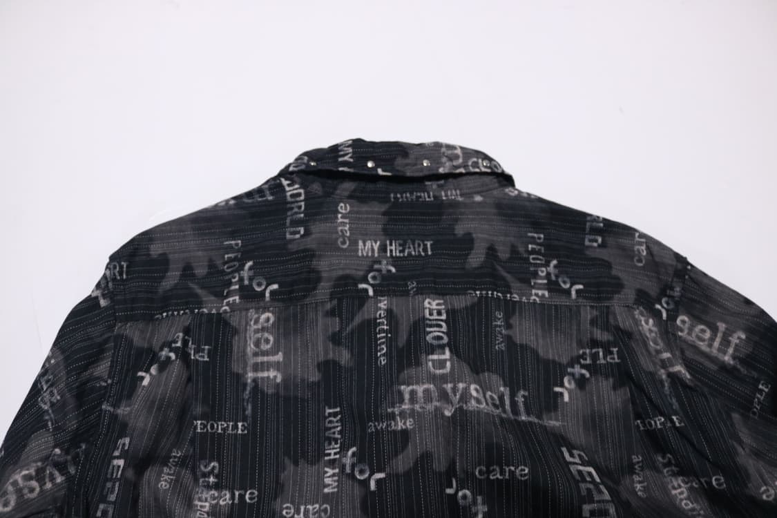 SPINASH 스피나쉬 블랙 타이포 그래픽 셔츠 상품이미지8