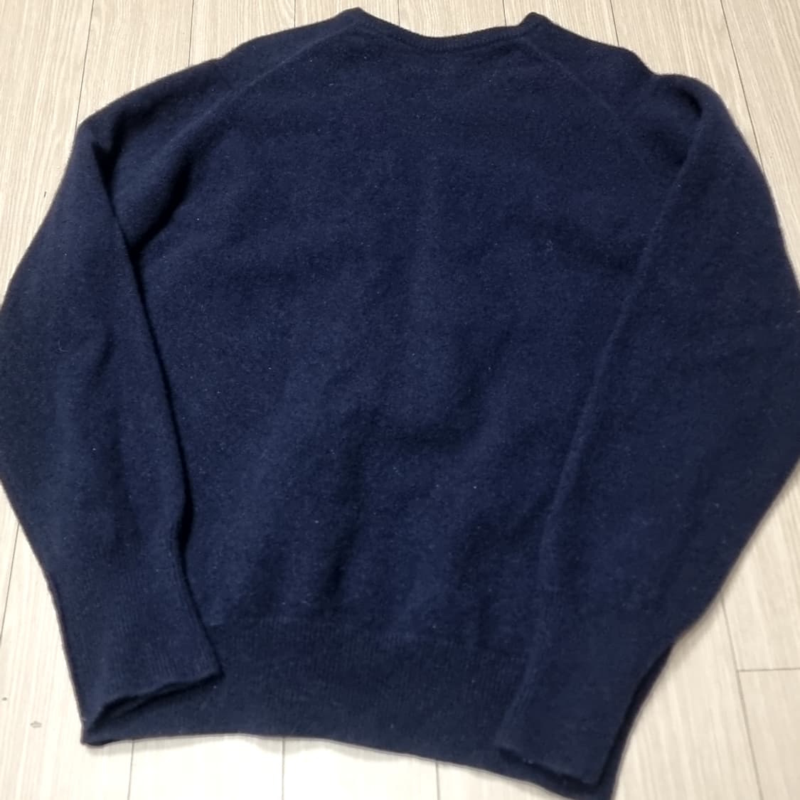 스코트랜드제 윌리엄로키 네이비 브이넥 울니트(95) 상품이미지6