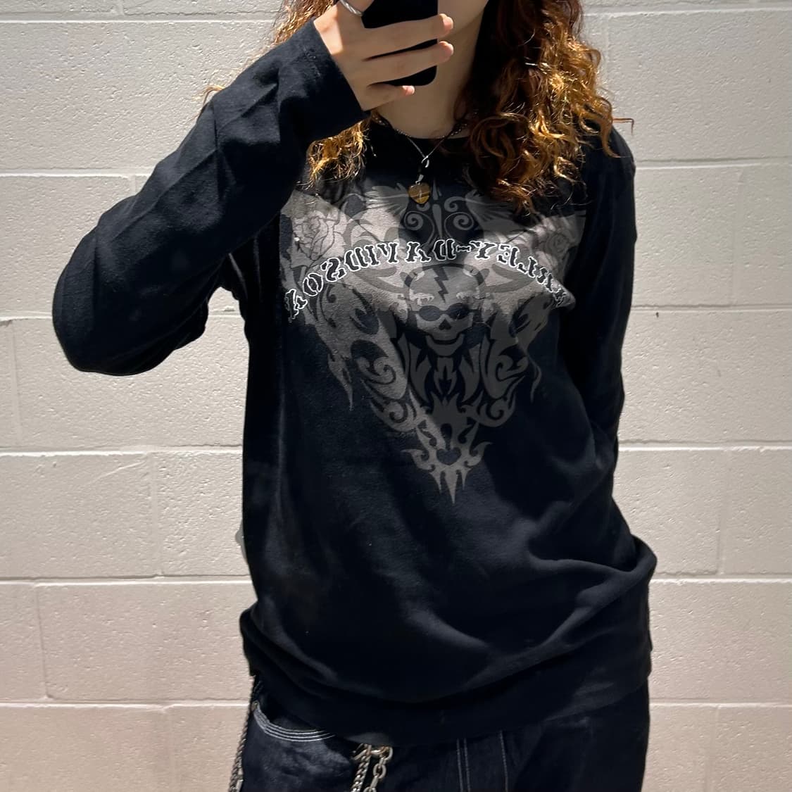 Harley Davidson y2k Skull T-Shirts 상품이미지3