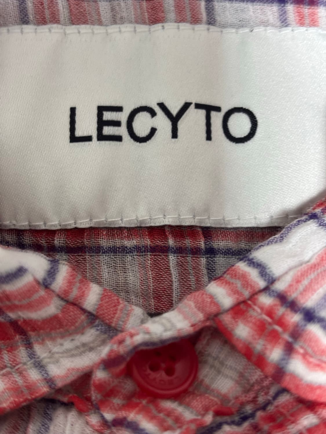 레시토 lecyto check shirts 상품이미지2