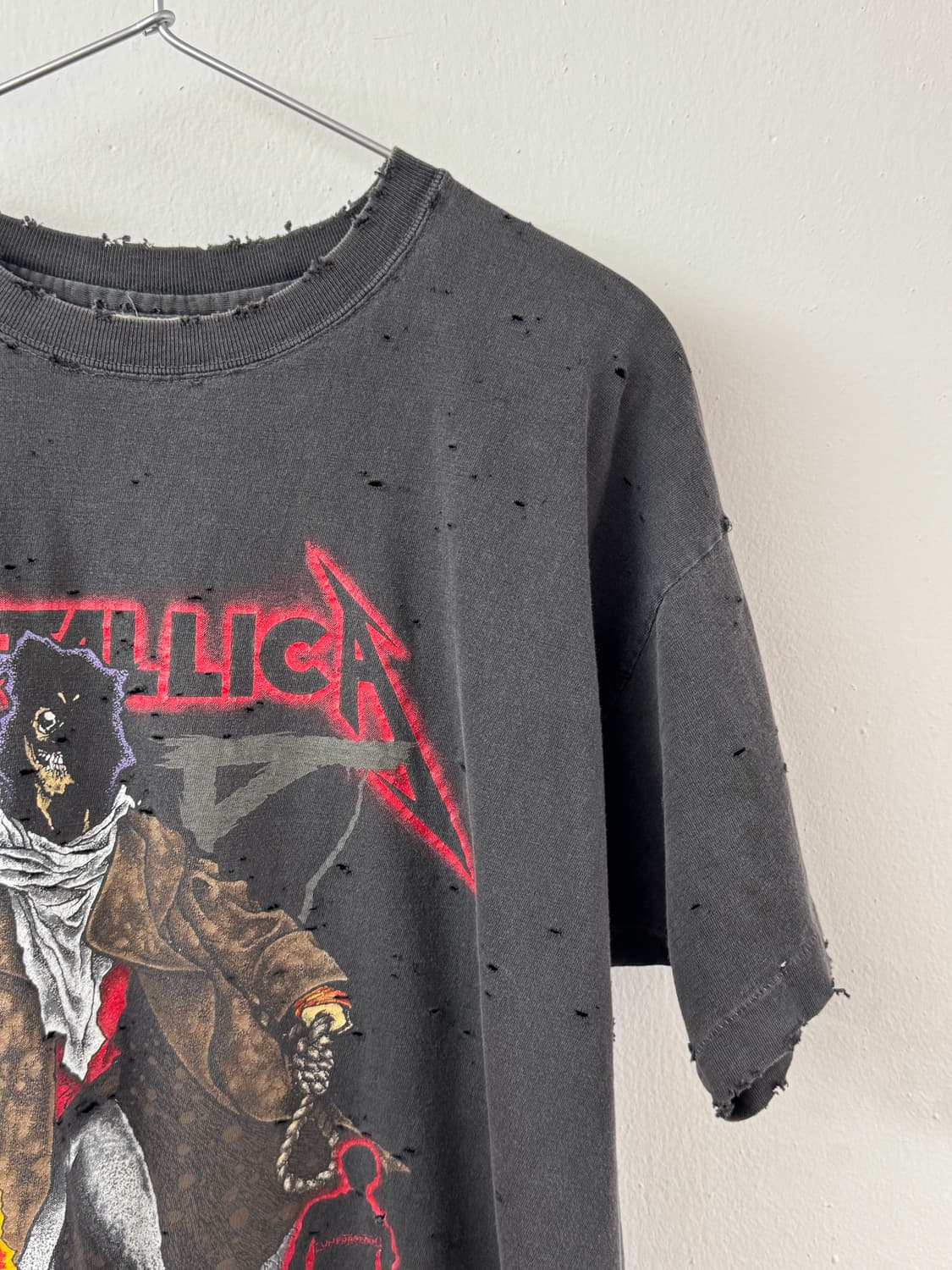 90s metallica faded t shirt 상품이미지3