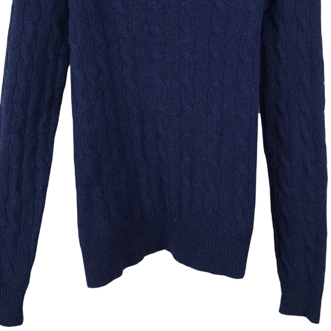 [폴로 랄프로렌] 포니 로고 자수 브이넥 케이블 꽈배기 니트 M19862 상품이미지5