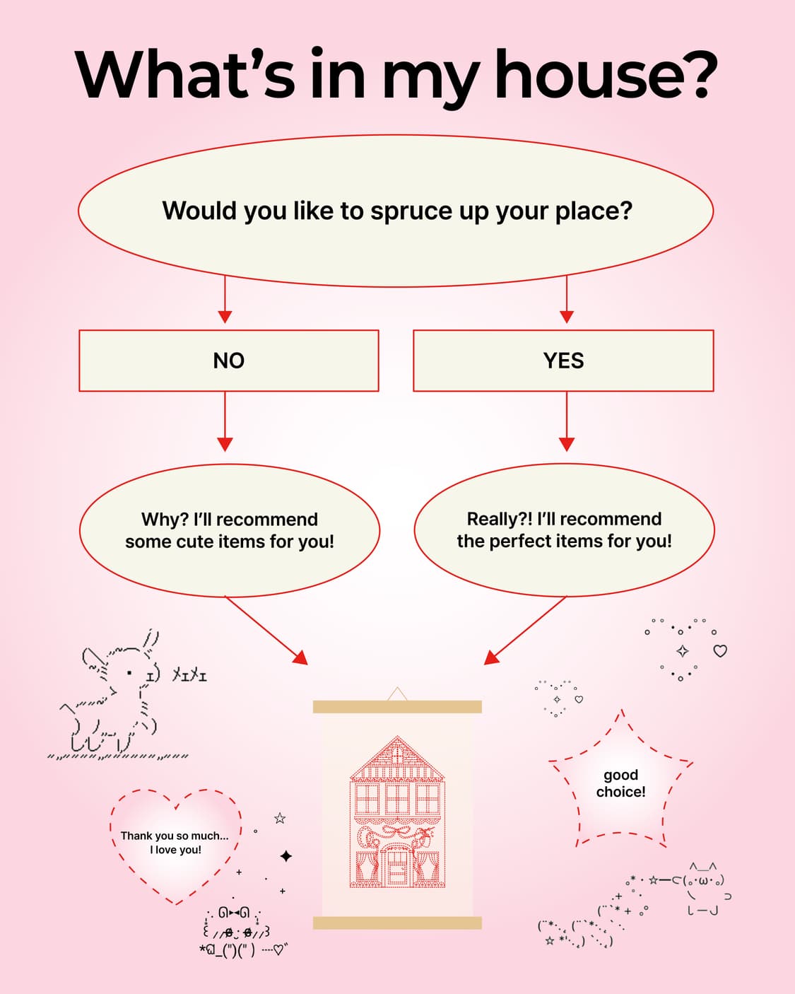 HOLY's house fabric poster_black 상품이미지5