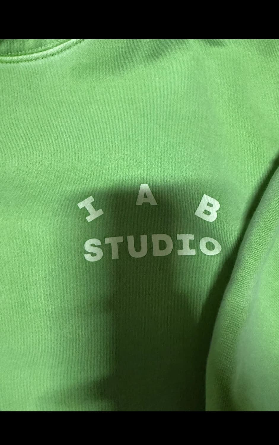 아이앱스튜디오 피그먼트 후드 애플그린 L 상품이미지3