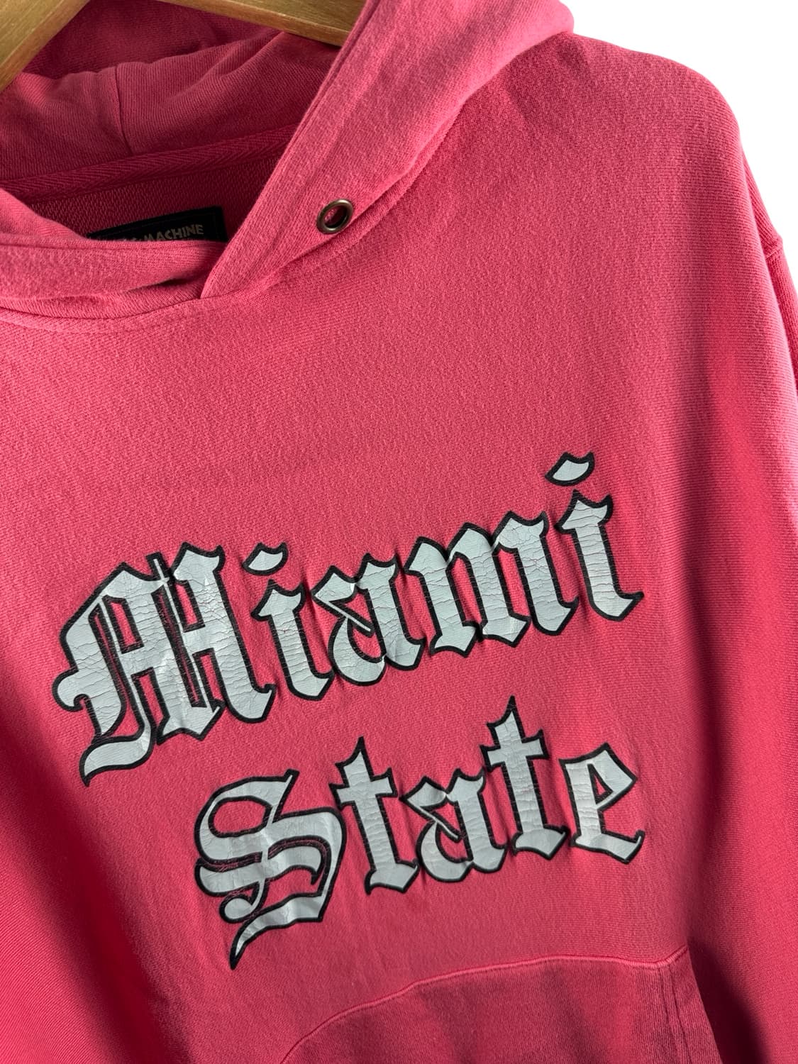 JPN 래그머신 레터링 핑크 후드티2180 상품이미지5