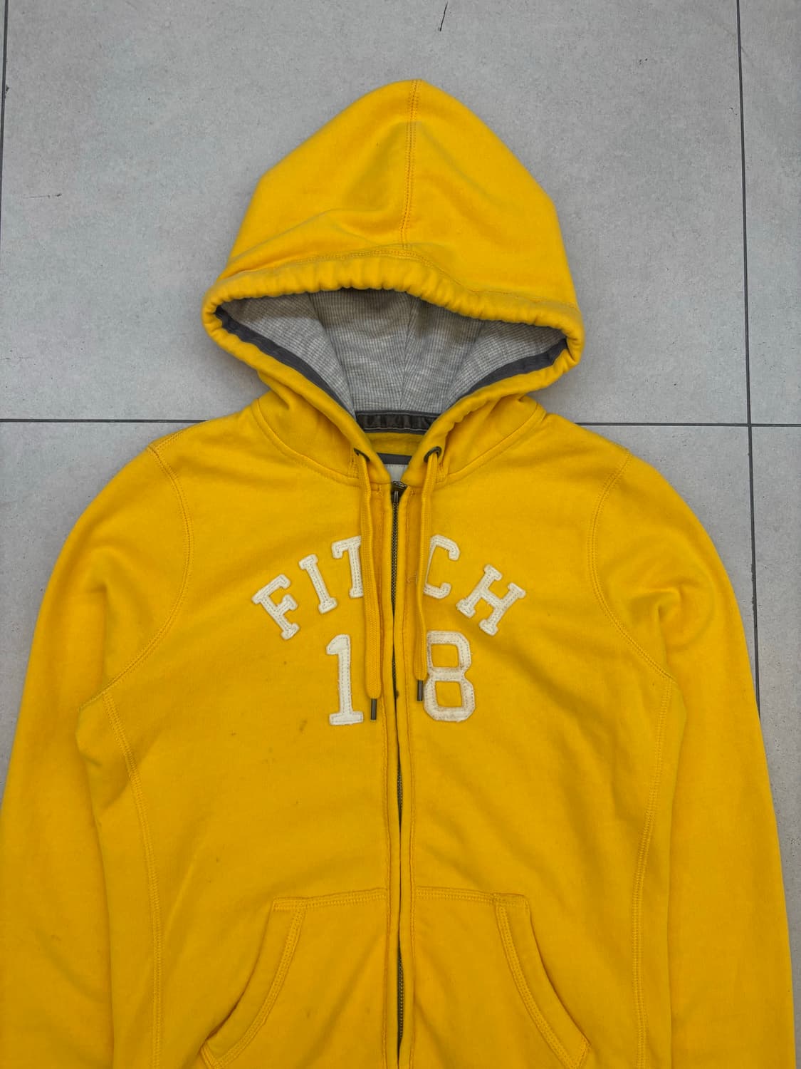 아베크롬비 18 후드집업 옐로우 상품이미지4