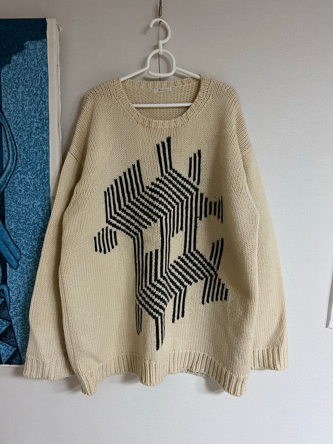 빈티지 요지야마모토 ys for man 해비 울 니트 상품이미지1