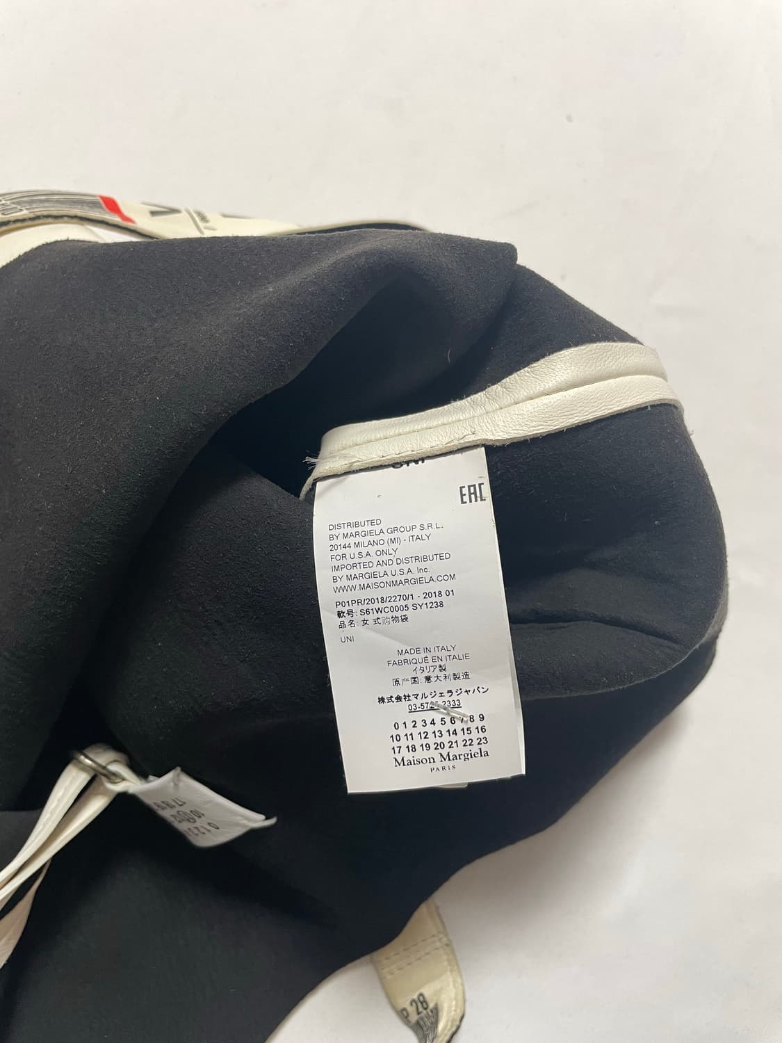 마르지엘라 18ss travel ticket bag 상품이미지8