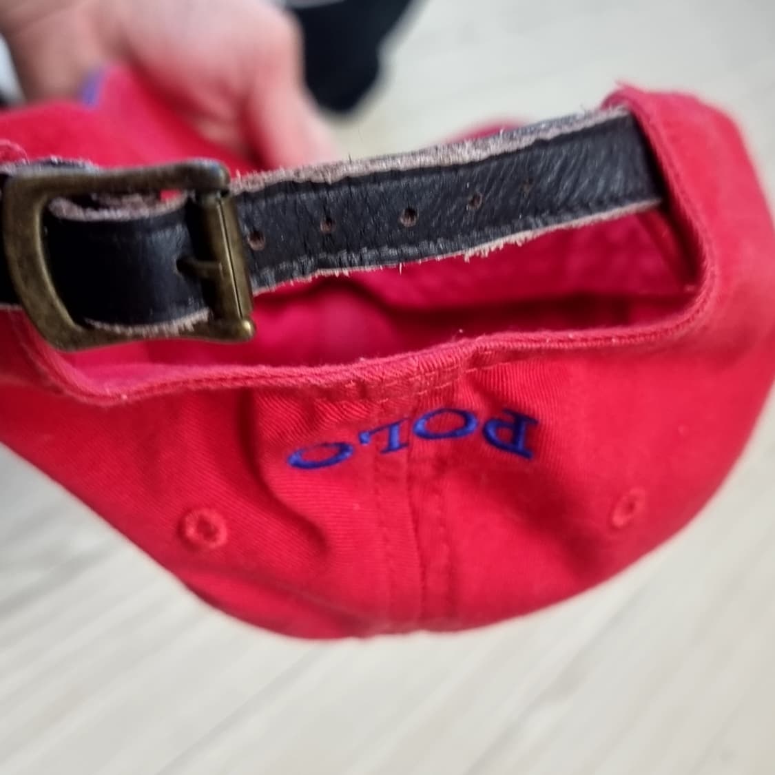 폴로 랄프로렌 레드 볼캡 모자(f) 상품이미지4