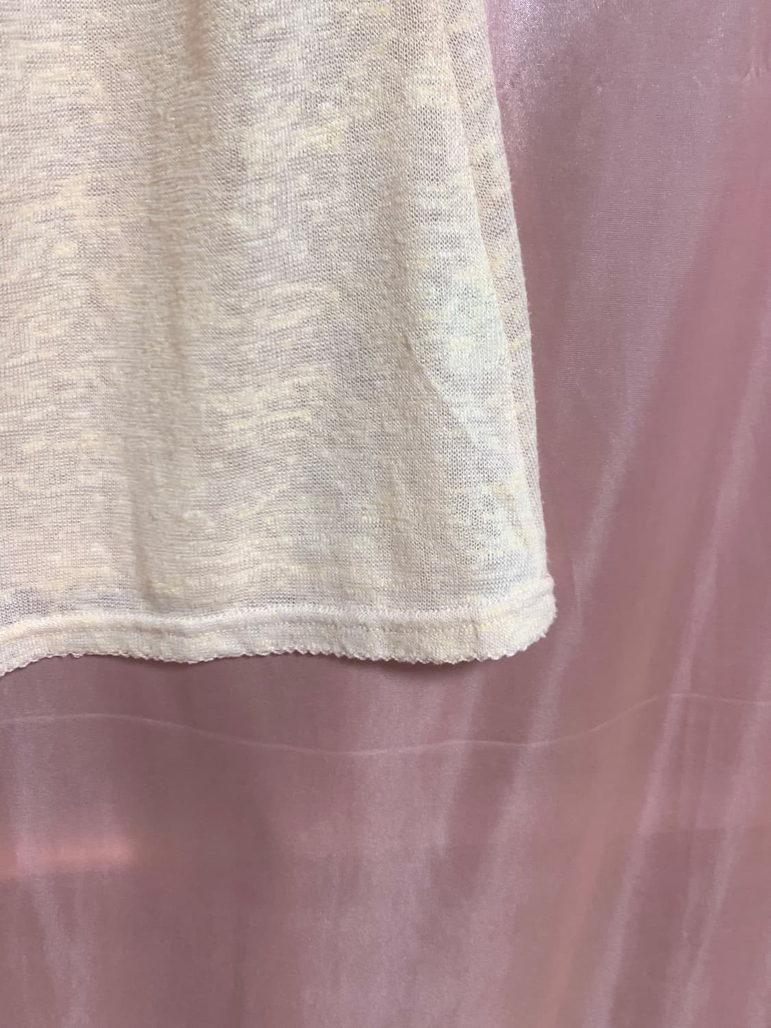 빈티지 레이스 니트 블라우스 갸루 모리 상품이미지6