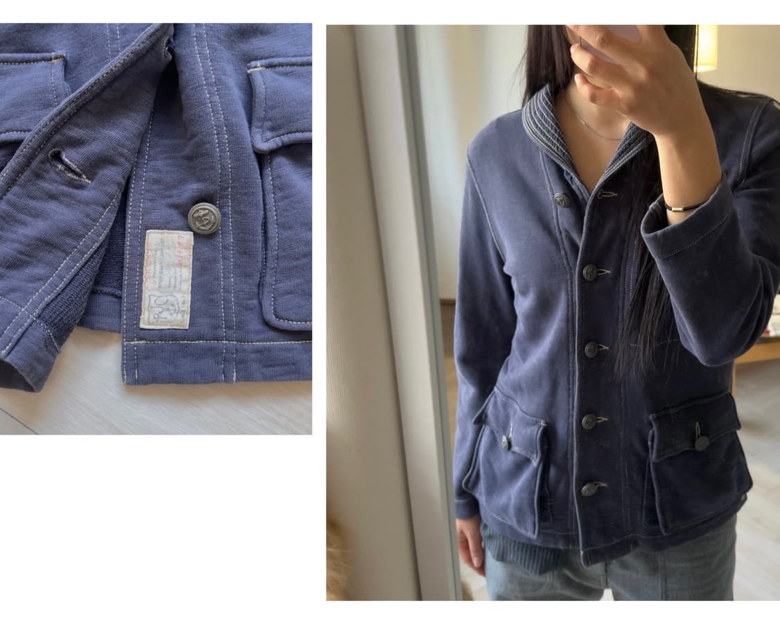 [POLO JEANS] shawl collar cotton jacket 상품이미지6