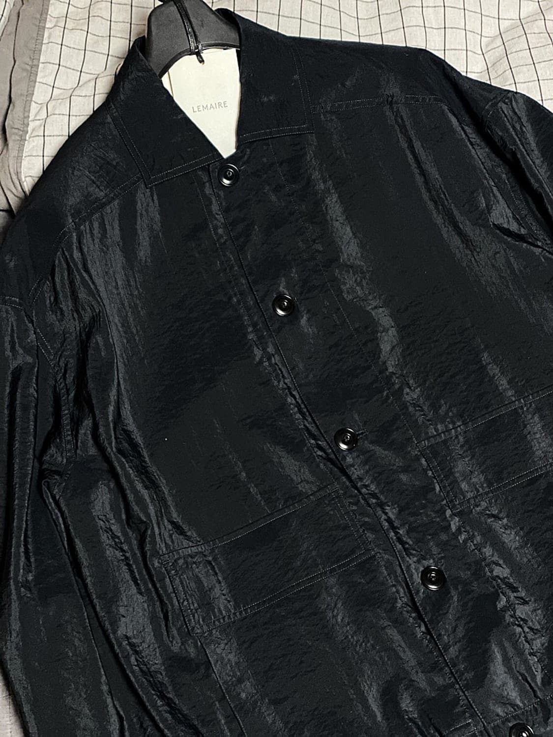 [구해요]르메르 19FW 드라이실크 블루종 44 상품이미지2