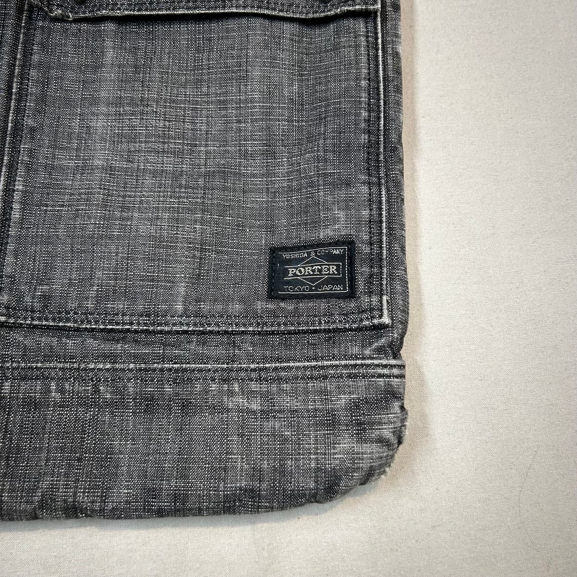 요시다 포터 코튼 데님 숄더백 토트백 P80 상품이미지3