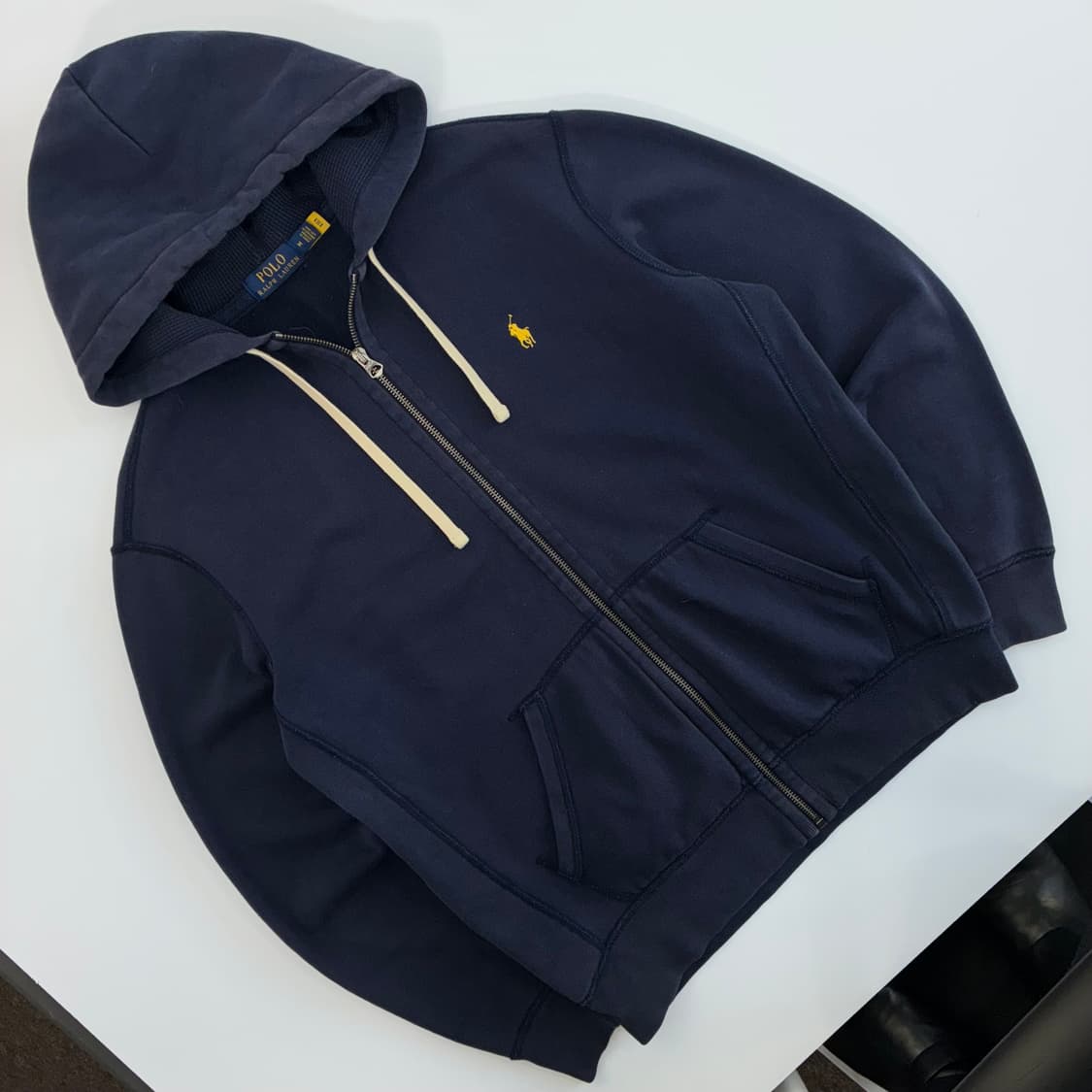 Polo  폴로 랄프로렌 신형 자수 네이비 써멀 후드집업  상품이미지2
