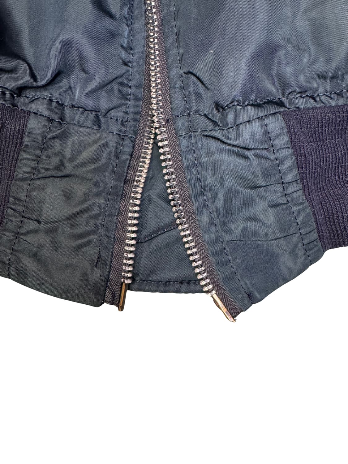 빈티지 알파인더스트리 ma-1 항공점퍼 다크네이비 M 상품이미지2