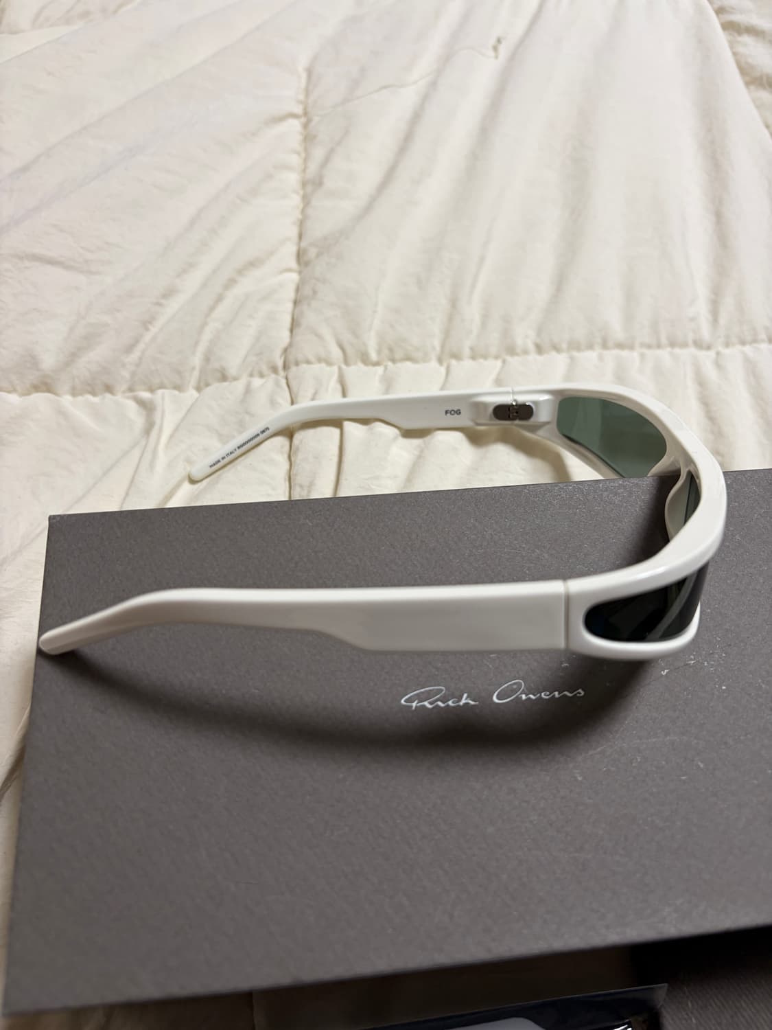 릭오웬스 fog 포그 선글라스 화이트 상품이미지4